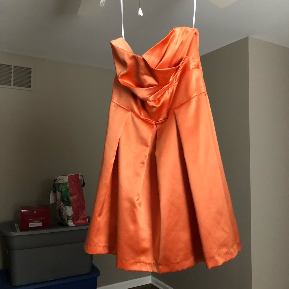Orange formal dress